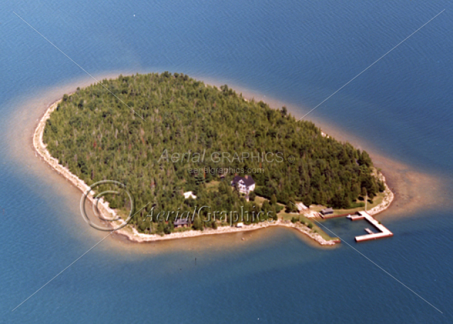 Pipe Island in Les Cheneaux Is. County, Michigan